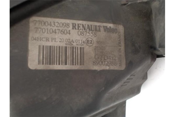 Recambio de faro delantero izquierdo para renault scenic ii (jm) referencia OEM IAM 7700432098  
