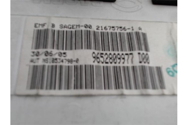 Recambio de reloj horario para peugeot 307 (3a/c) 2.0 hdi 110 referencia OEM IAM 16543011  