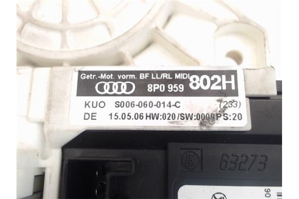 Recambio de motor elevalunas delantero derecho para audi a3 (8p1) 2.0 tdi ambiente (dpf) (125kw) referencia OEM IAM 8P0959802H  