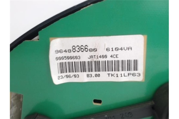 Recambio de cuadro completo para peugeot 206 1.4 i referencia OEM IAM 9648836680  