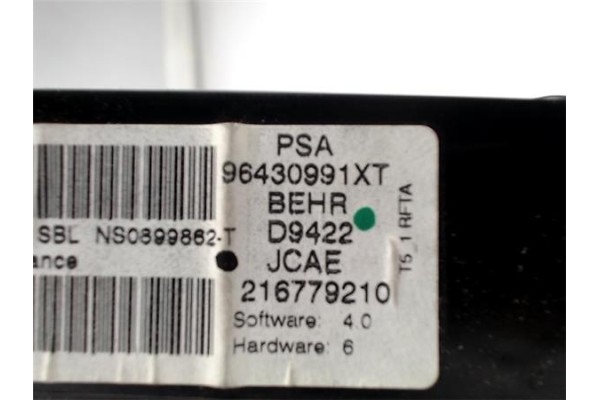 Recambio de mandos climatizador para peugeot 307 (3a/c) 2.0 hdi 110 referencia OEM IAM 96430991XT 216673905 