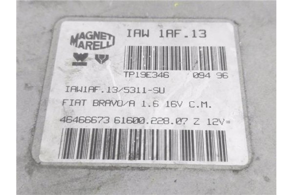 Recambio de centralita para fiat brava (182) 1.6 16v (182.bb) referencia OEM IAM 46466673 IAW1AF13 