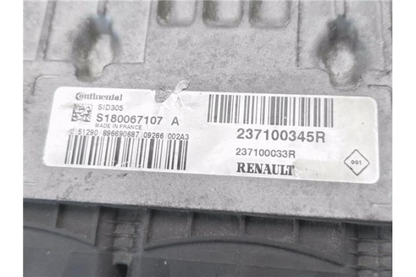 Recambio de centralita para renault scenic iii (jz) 1.5 grand expression referencia OEM IAM 237100345R S180067107A 