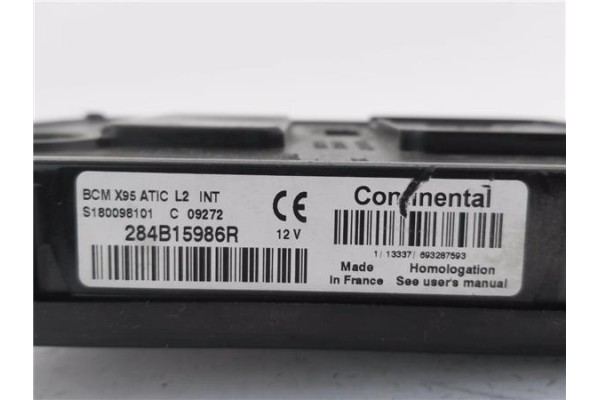 Recambio de modulo confort para renault scenic iii (jz) 1.5 grand expression referencia OEM IAM 8200412549 284B15986R 