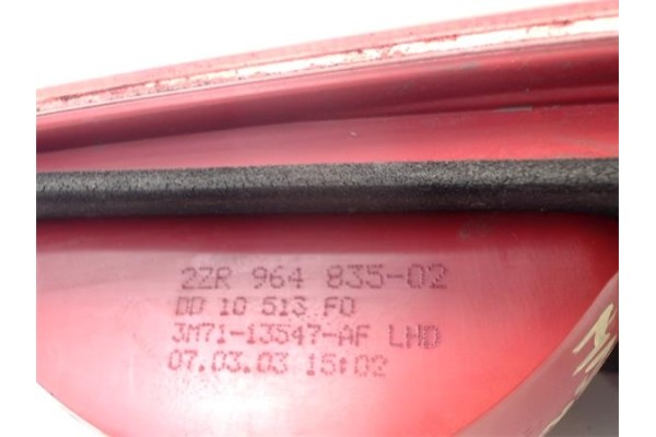 Recambio de piloto interior derecho para mazda 2 (b2w) 1.2 referencia OEM IAM 2ZR96483502 DD10513F0B 