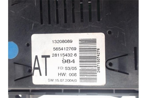 Recambio de ordenador de abordo para opel astra h berlina referencia OEM IAM 13208089 565412769 