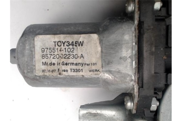 Recambio de elevalunas electrico delantero izquierdo para toyota auris (e15) 2.0 d-4d referencia OEM IAM 6980212220 8572002230A 