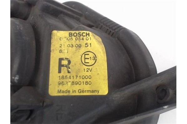 Recambio de faro antiniebla derecho para peugeot 306 3/5 pt. / 4 pt. (s2) referencia OEM IAM  1854171000 