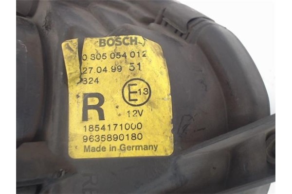 Recambio de faro antiniebla derecho para peugeot 306 3/5 pt. / 4 pt. (s2) referencia OEM IAM  0305054012 
