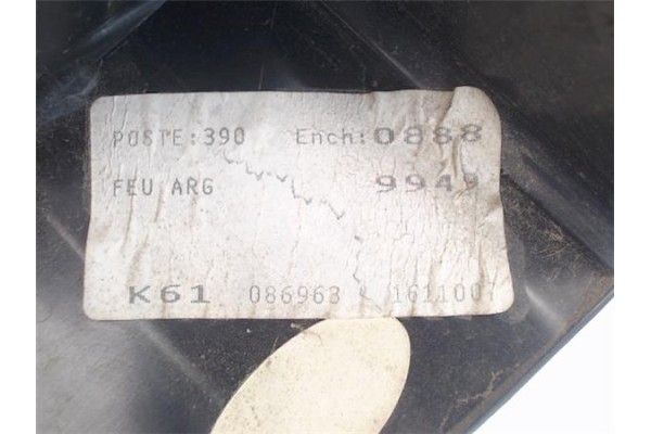 Recambio de piloto trasero izquierdo para renault kangoo ii (f/kw0) referencia OEM IAM K61086963 1611007 