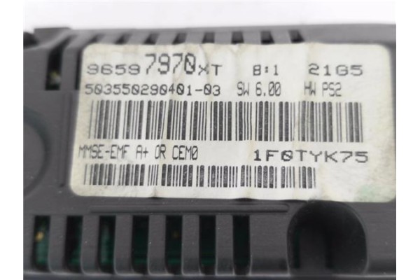 Recambio de pantalla para citroen c3 1.4 i referencia OEM IAM 96597970XT 5555502902 