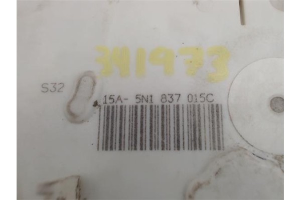 Recambio de cierre electromagnetico delantero izquierdo para skoda fabia (5j2) 1.2 referencia OEM IAM 5N1837015C  5N1837015A , A