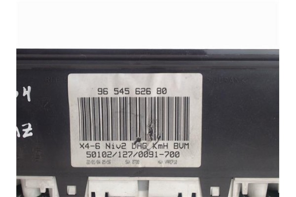 Recambio de cuadro completo para citroen c5 berlina 2.0 vtr (e) referencia OEM IAM 9654562680 50102 