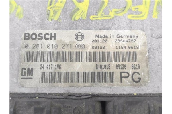 Recambio de centralita para opel vectra b berlina referencia OEM IAM 24417196 0281010271 