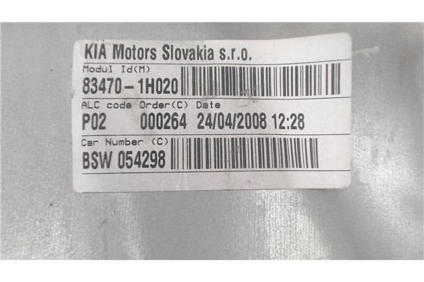 Recambio de mecanismo elevalunas trasero izquierdo para kia ceed (ed) 1.6 crdi 115 referencia OEM IAM 402059D  
