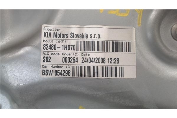 Recambio de mecanismo elevalunas delantero derecho para kia ceed (ed) 1.6 crdi 115 referencia OEM IAM 402054D  