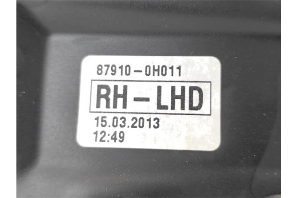 Recambio de retrovisor derecho para toyota aygo (kgb/wnb) 1.0 básico referencia OEM IAM 879080H010  