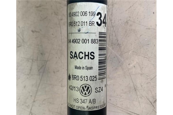 Recambio de amortiguador trasero derecho para volkswagen polo v (6r1) 1.2 sport referencia OEM IAM   