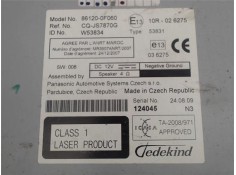 Recambio de radio / cd para toyota verso (aur2/zgr2) 2.0 d-4d referencia OEM IAM 861200f060  