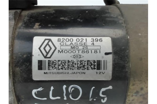 Recambio de motor arranque para renault clio ii fase ii (b/cb0) 1.5 base authentique referencia OEM IAM 8200021396  7711135521 ,