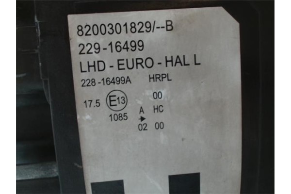 Recambio de faro delantero izquierdo para renault modus i 1.5 dci (fp0d, jp0d) referencia OEM IAM   