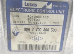 Recambio de centralita para renault kangoo i (f/kc0) d 55 1.9 (kc0d) referencia OEM IAM 7700868300 R04080010G 