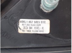 Recambio de retrovisor electrico derecho para seat ibiza (6l1) referencia OEM IAM 6L1857502J01C 1063 