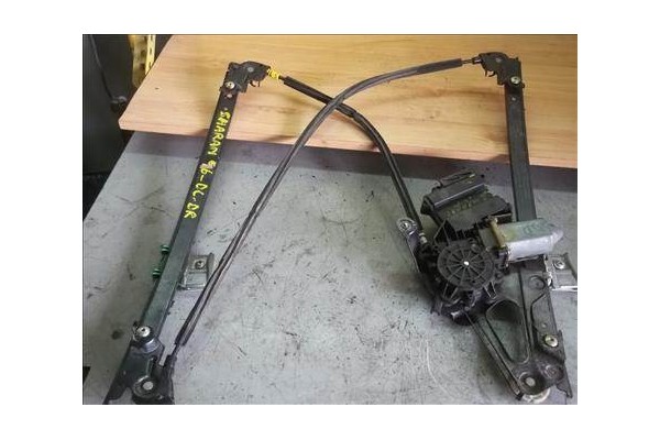Recambio de mecanismo elevalunas delantero derecho para volkswagen sharan (7m8)(07.1995) 1.9 básico [1,9 ltr. - 81 kw tdi] refer