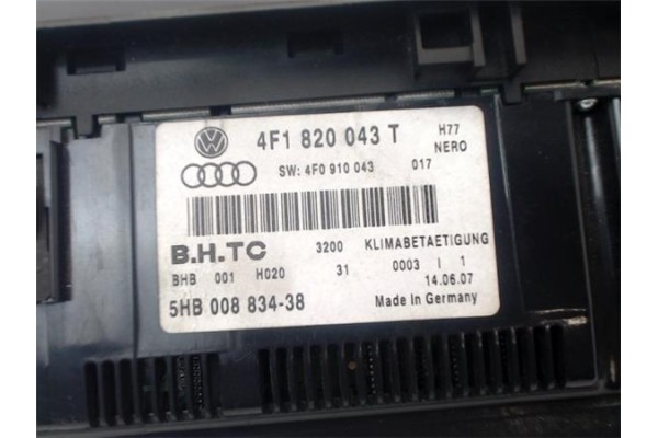 Recambio de mandos calefaccion / a.a. para audi a6 avant (4f5) 2.0 tdi referencia OEM IAM 4F1820043T 4F0910043 