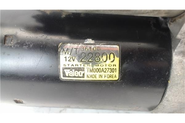 Recambio de motor arranque para hyundai coupe (rd) 1.6 fx referencia OEM IAM tm000a27301  3610022800 , HYUNDAI | 3610022805 , HY