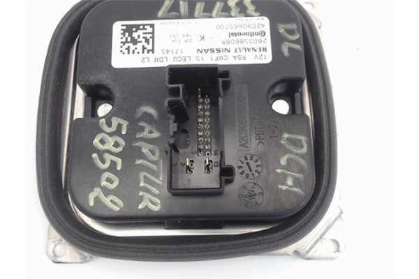 Recambio de centralita para renault captur i 0.9 zen referencia OEM IAM 260558608R A2C90665700 