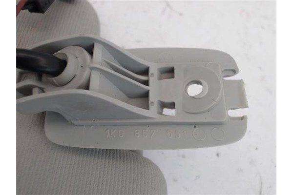 Recambio de parasol izquierdo para volkswagen golf v plus (5m1) 1.9 tdi referencia OEM IAM 1k0857551  