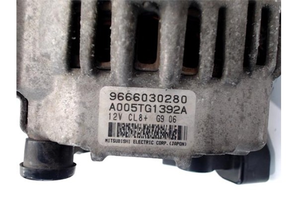 Recambio de alternador para peugeot 207 1.4 confort referencia OEM IAM 9666030280 A005TG1392A 