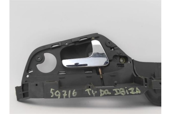 Recambio de manilla int. puerta trasero derecha para seat ibiza (6k1) 1.9 tdi referencia OEM IAM 6K4837114 6K4839114 