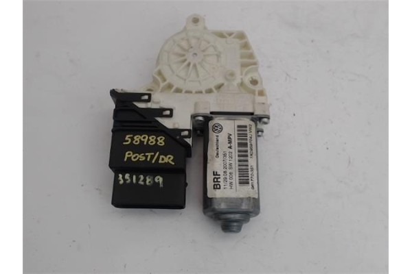 Recambio de motor elevalunas trasero derecho para volkswagen touran (1t1) 2.0 tdi referencia OEM IAM 1k0959704j  