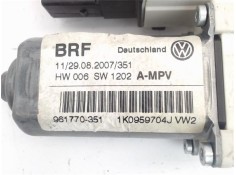 Recambio de motor elevalunas trasero derecho para volkswagen touran (1t1) 2.0 tdi referencia OEM IAM 1k0959704j  