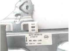 Recambio de mecanismo elevalunas trasero izquierdo para nissan qashqai ii (j11e) referencia OEM IAM 827014EA0A02  