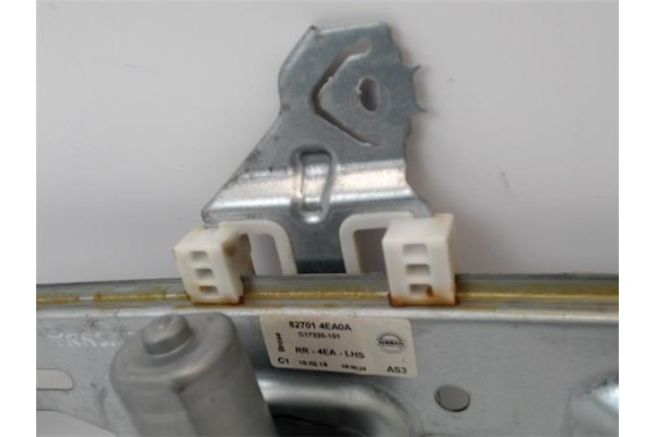 Recambio de mecanismo elevalunas trasero izquierdo para nissan qashqai ii (j11e) referencia OEM IAM 827014EA0A  