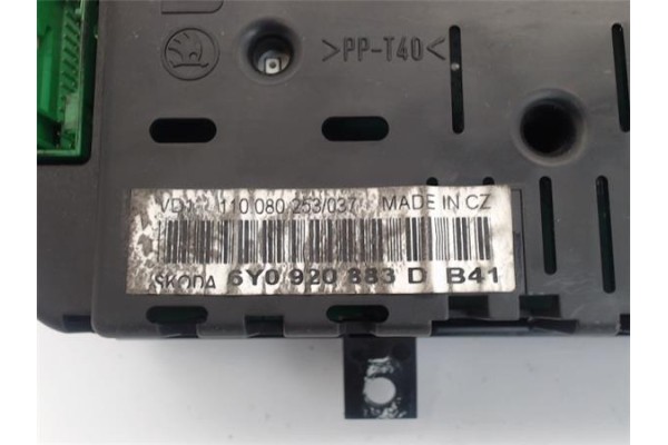 Recambio de cuadro completo para skoda fabia combi (6y5) 1.9 tdi referencia OEM IAM 6Y0920883D 110080253037 