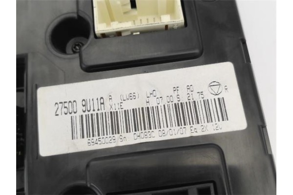 Recambio de mandos calefaccion / a.a. para nissan note (e11e) 1.5 dci referencia OEM IAM 275009U11A  