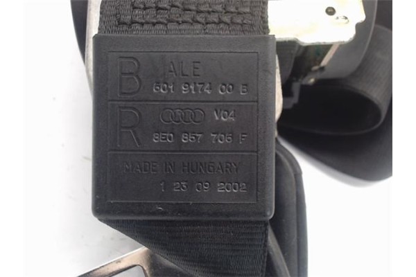Recambio de cinturon seguridad delantero derecho para audi a4 avant (8e) referencia OEM IAM 8E0857706F 601917400B 