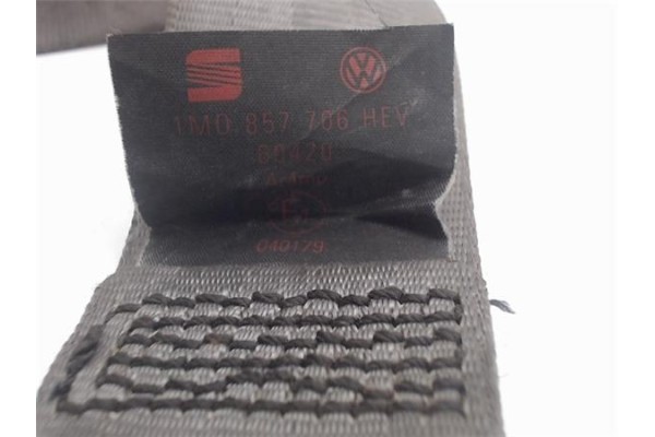 Recambio de cinturon seguridad delantero derecho para seat toledo (1m2) referencia OEM IAM 1M0857706 33009583E 