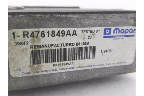 Recambio de centralita para chrysler voyager es 3.3 i referencia OEM IAM 1R4761849AA 04796124 