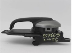 Recambio de manilla int. puerta trasero derecha para nissan note (e11e) 1.5 dci referencia OEM IAM 80670AX603  