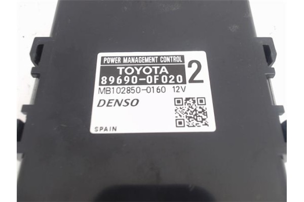 Recambio de centralita para toyota verso (aur2/zgr2) 2.0 d-4d referencia OEM IAM 896900f020  