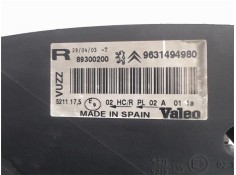 Recambio de faro delantero dcho para citroen xsara picasso 2.0 hdi referencia OEM IAM 9631494980  