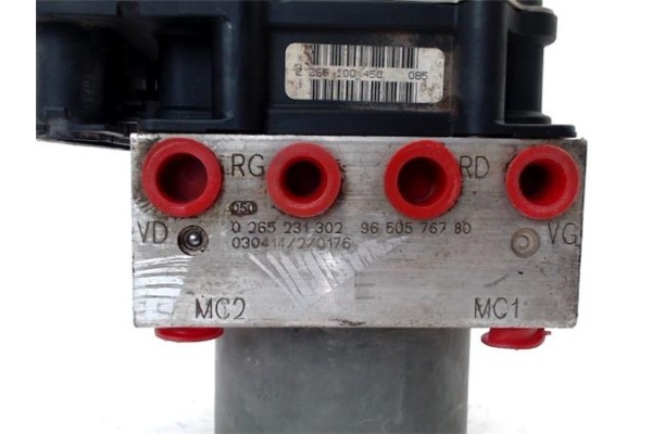 Recambio de nucleo abs para peugeot 307 break / sw (s1) 2.0 hdi 90 referencia OEM IAM 9650576780 0265231302 