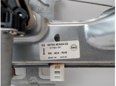Recambio de mecanismo elevalunas trasero derecho para nissan qashqai ii (j11e) referencia OEM IAM 827004EA0A02  