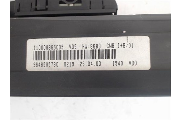 Recambio de cuadro completo para citroen xsara picasso 2.0 hdi referencia OEM IAM 9648585780  