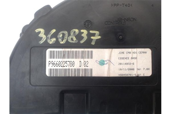 Recambio de cuadro completo para citroen c3 1.1 i referencia OEM IAM P9660225780  